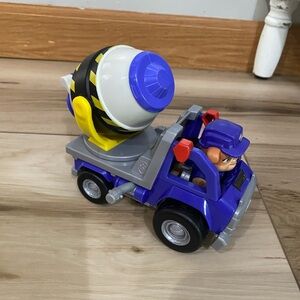 Construction Mixer Toy Truck - Blue and Yellow paw patrol